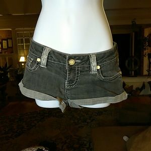 Coogi jean short. Cheeky shorts with a cuff